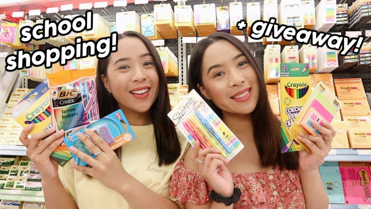 BACK TO SCHOOL SHOPPING CHALLENGE!! + GIVEAWAY 2019