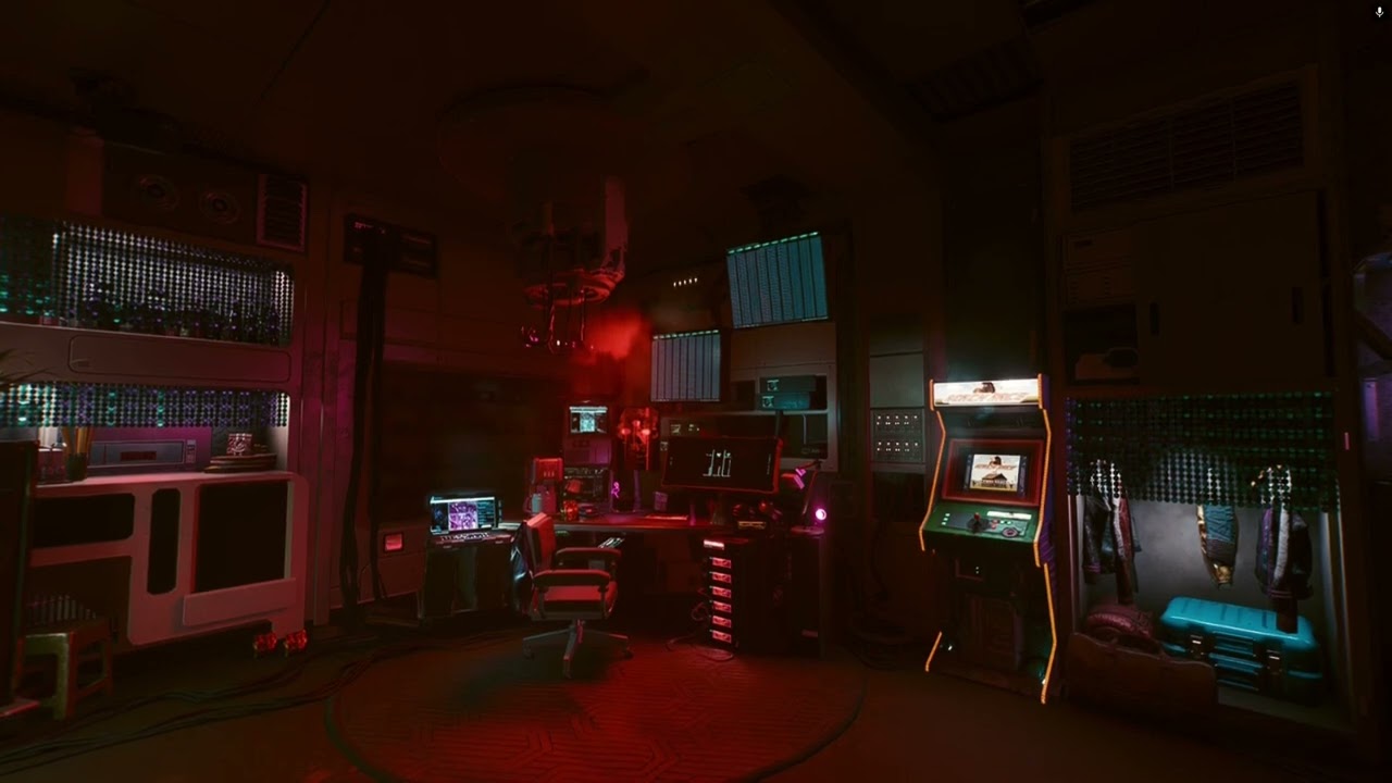 Cyberpunk Futuristic Japan Neon Room Ambience | 3.5 Hours of Night Atmosphere