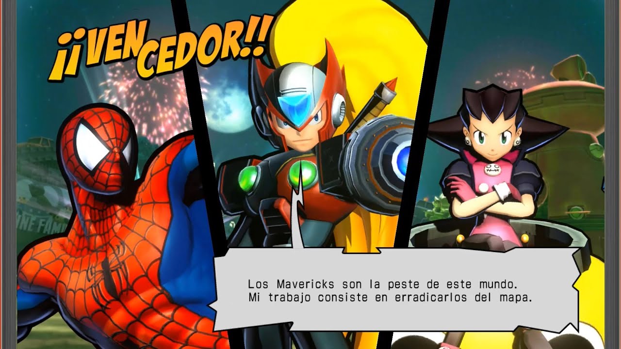 ULTIMATE MARVEL VS. CAPCOM 3 - 10mo Aniversario - Modo Arcade Ft. Zero - Tron Bonne y Spiderman