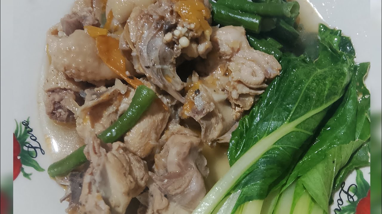 Kinamatisang manok simple recipe 
