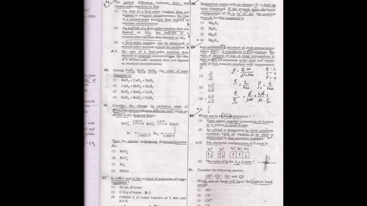 NEET 2018 Question Paper Set PP | Answer Key