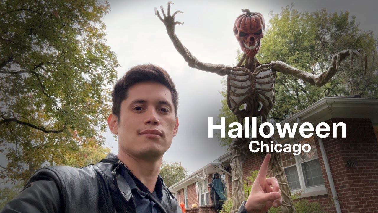 🎃Decoraciones de Halloween en Chicago 👻