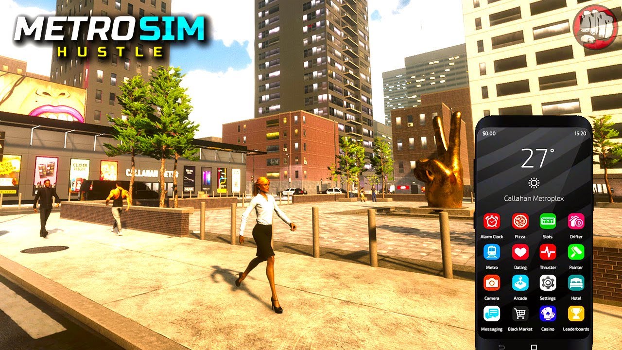 Amazing City Survival With Lots To Do | Metro Sim Hustle Gameplay | First Look