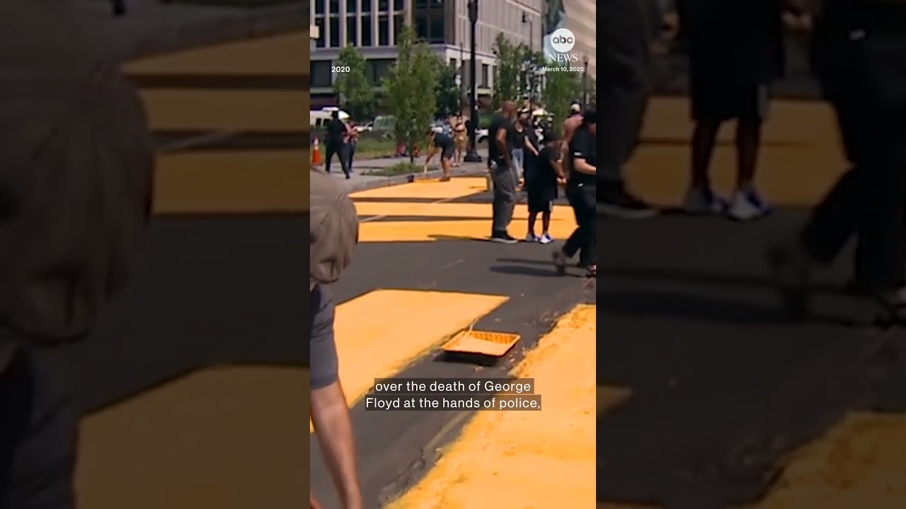 Crews begin removing &lsquo;Black Lives Matter&rsquo; plaza near the White House