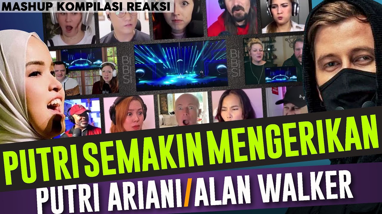 TRANDING PUTRI SEMAKIN MEROKET❗💥 Alan Walker X Putri Ariani  Hero TIKTOK AWARDS REACTION COMPILATION