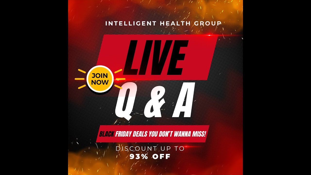 $10,000 Wellness Package for 93% OFF? | Black Friday Webinar Replay