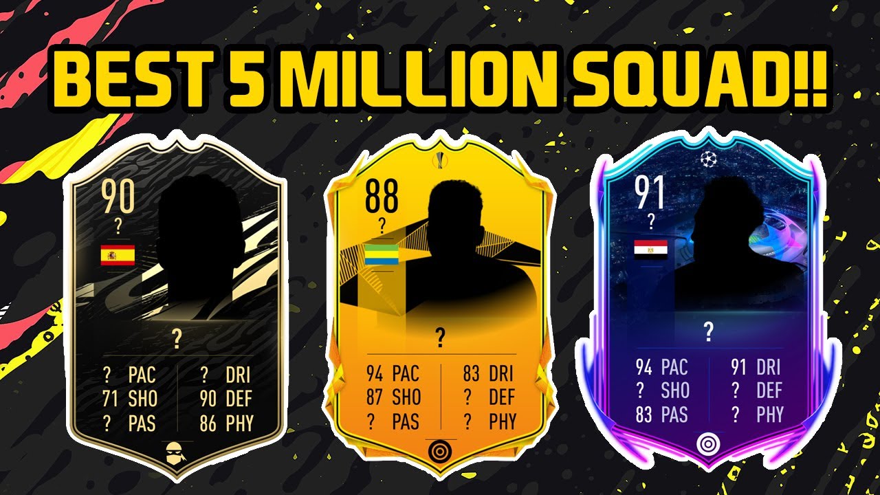FIFA 21 5 MILLION COIN TEAM FOR FUT CHAMPS!!
