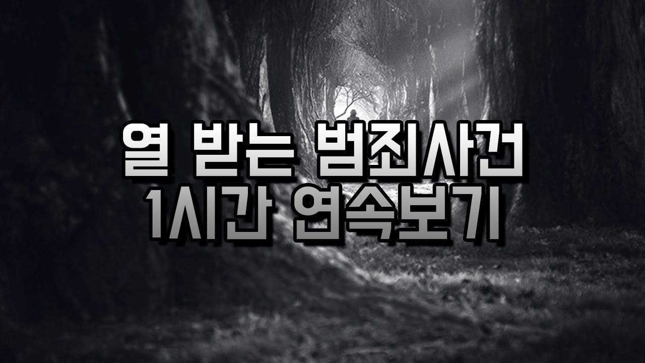 홧병나도 책임 안 지는 범죄 사건 이야기