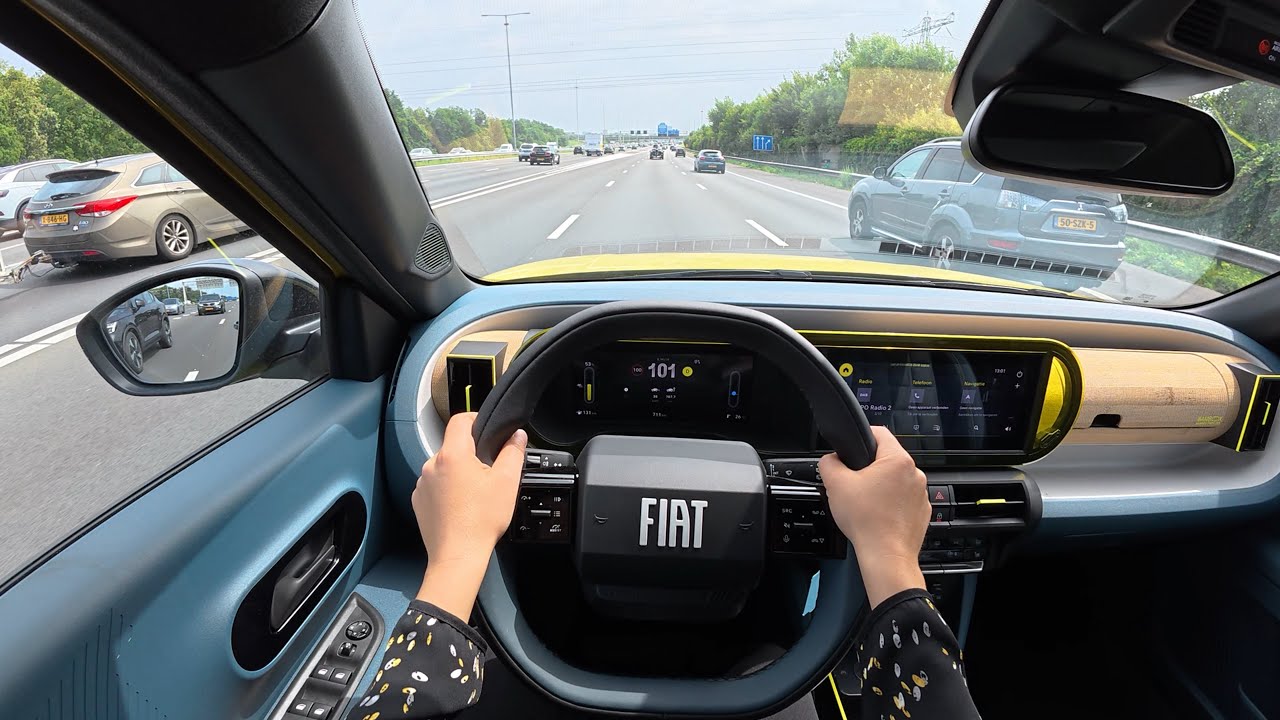 The NEW Fiat Grande Panda 2025  - POV Test Drive - Interior Build Quality check