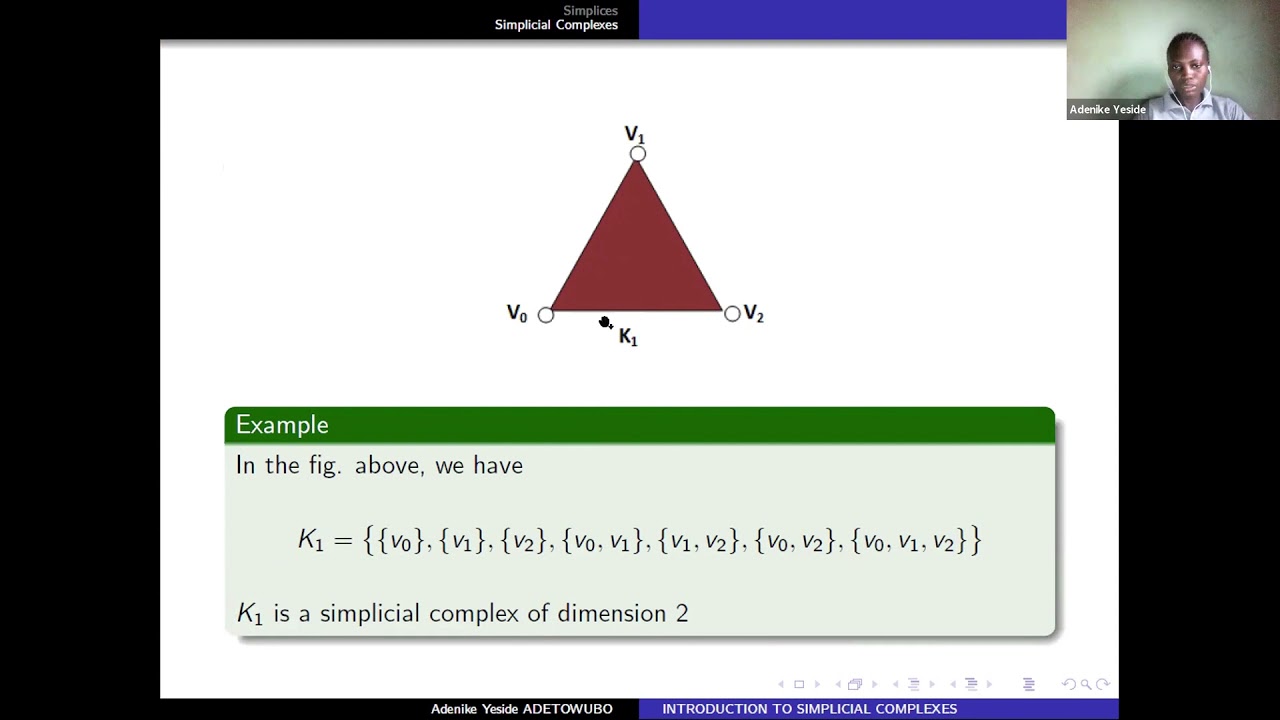 Introduction to Simplicial Complexes [Adenike Yeside Adetowubo]