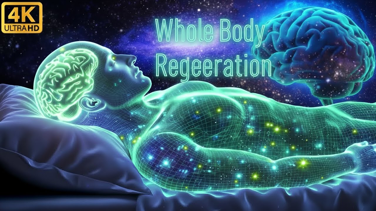 528Hz - Fall Into Deep Healing Sleep • Anxiety Relief, Melatonin Release • Stop Overthinking