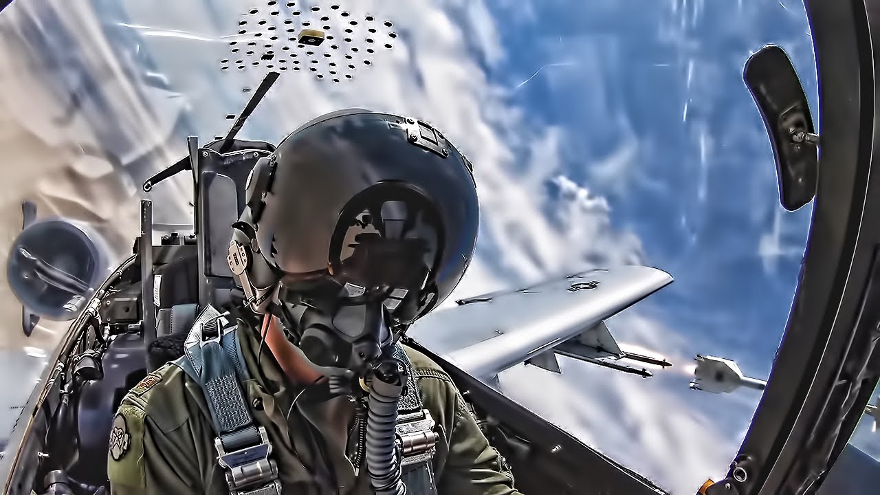 A-10 Thunderbolt II Cockpit View • AIM-9 Missile Shoot