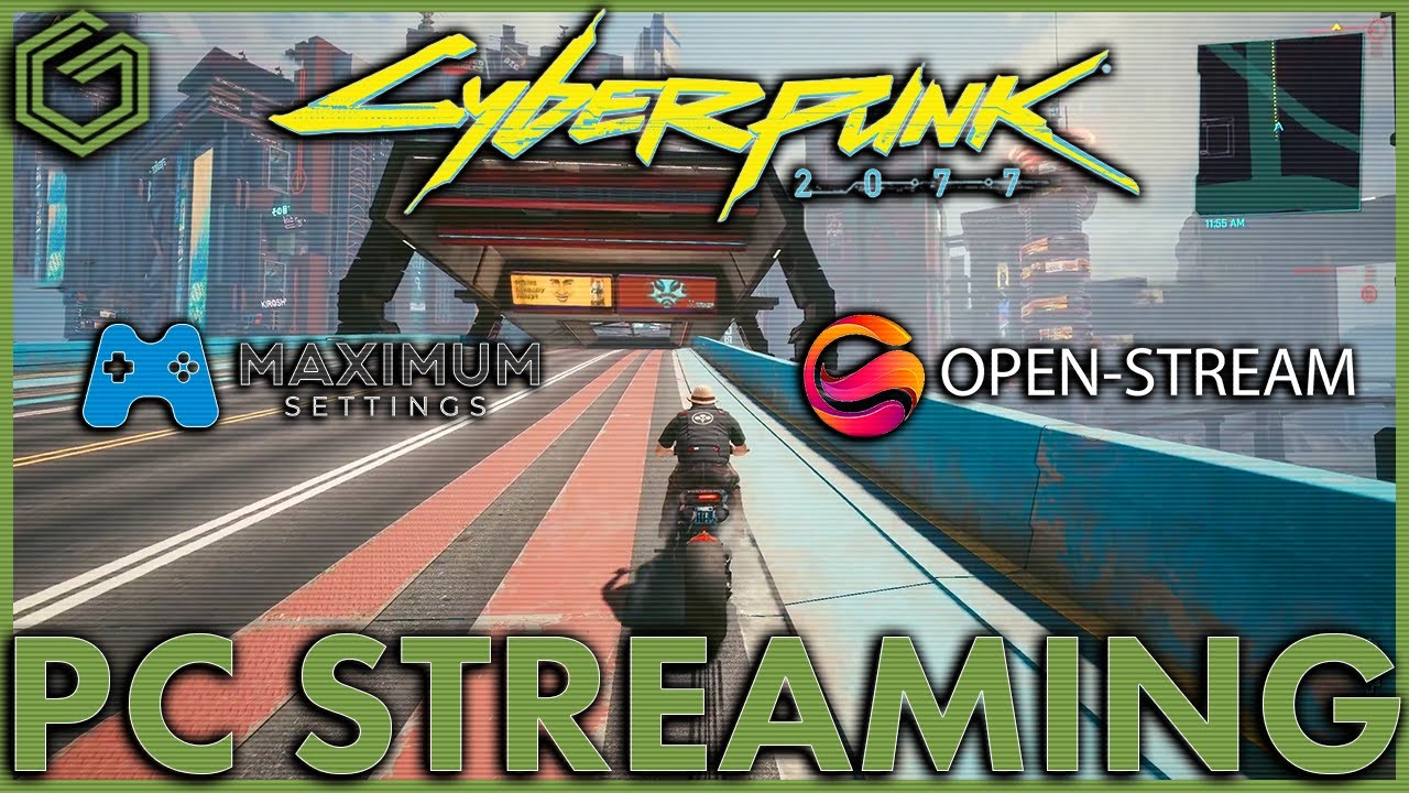 Cyberpunk 2077 - 5700XT 1440p High - Cloud PC from Maximum Settings using Open-Stream & Moonlight