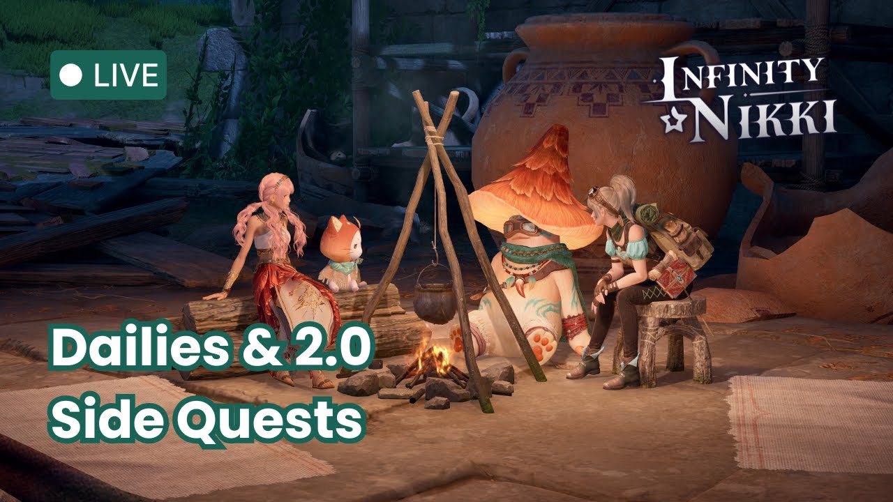 Doing Dailies & 2.0 Side Quests! #InfinityNikki #TerrasCall #Spira