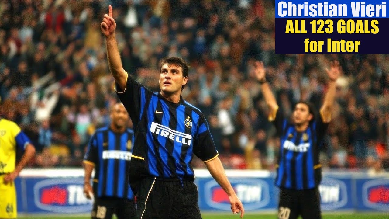 Christian Vieri ◉ All 123 Goals for Inter Milan.
