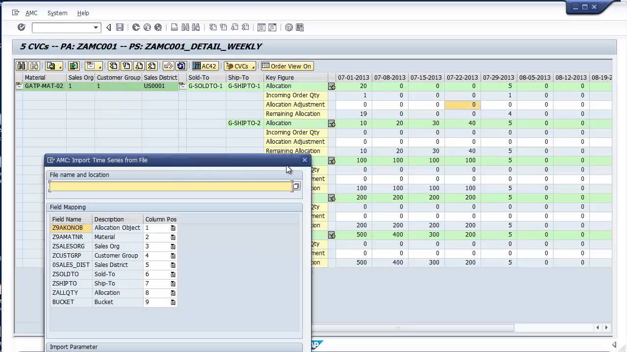 SAP APO Allocation & Order Management Cockpit (AMC) Demo