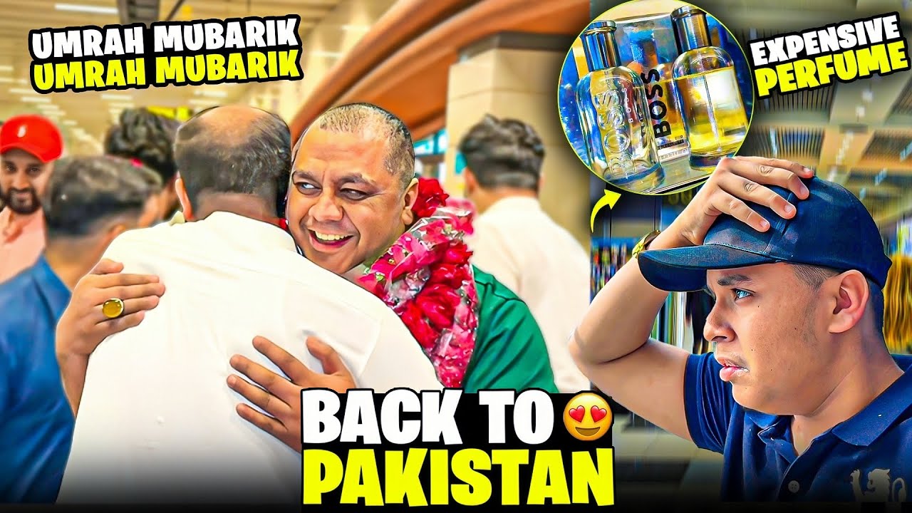 Umrah Karke Wapis Aa Gaye ❤️ Sab Ne Bohot Mubarak Baad Di 😘 #malikzaman #basit_aga #rajabbutt 