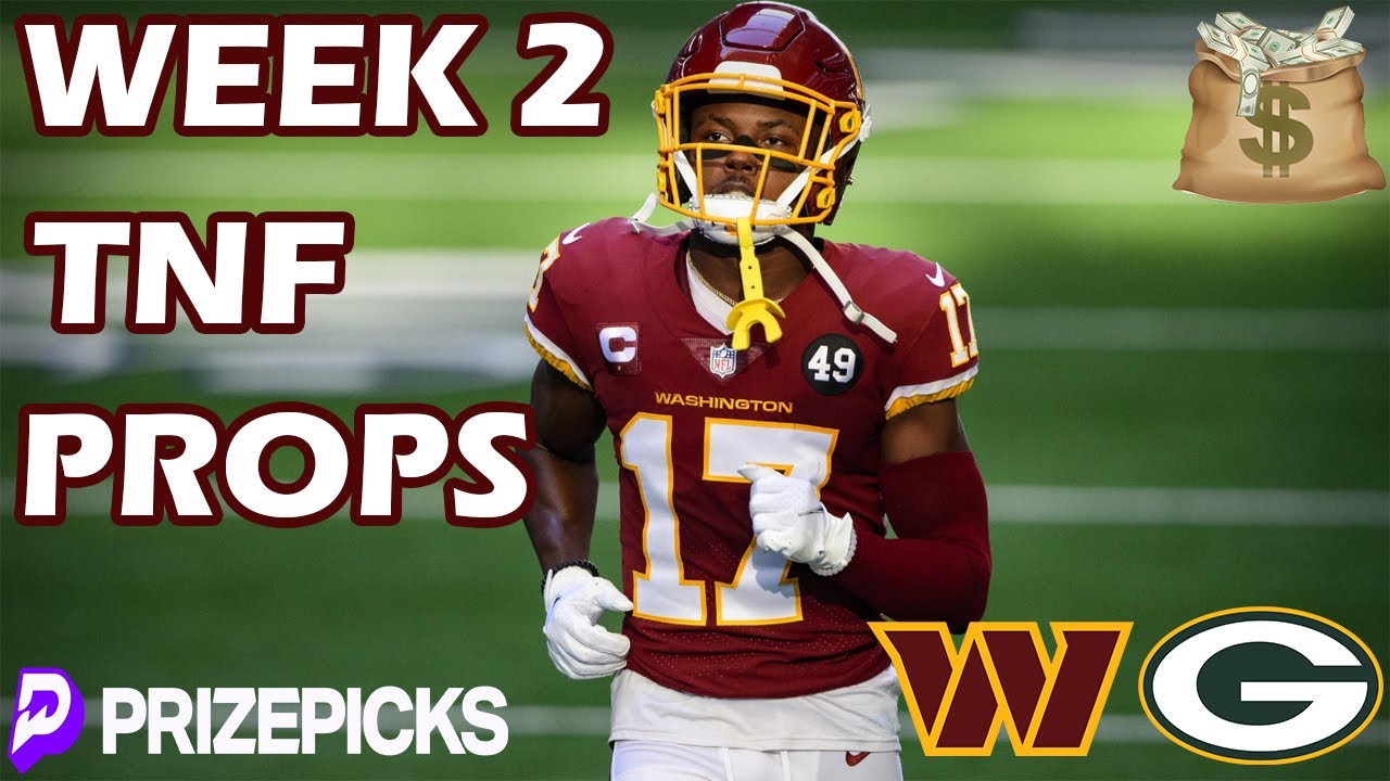 PRIZEPICKS NFL PICKS | WEEK 2 | THURSDAY NIGHT FOOTBALL | COMMANDERS PACKERS | PRIZEPICKS NFL TODAY
