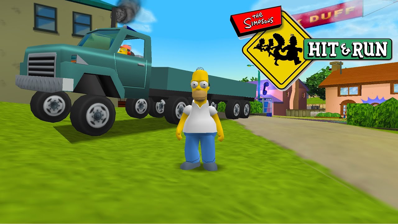 Simpsons Hit & Run Springfield Pool - Mobile Mod!!!