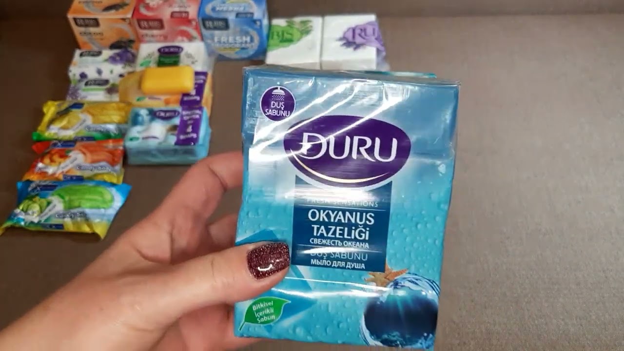 # 95 Годовая инвентаризация / Запасы / Турецкое мыло / DURU,  DALAN,  RUBIS,  NOXES