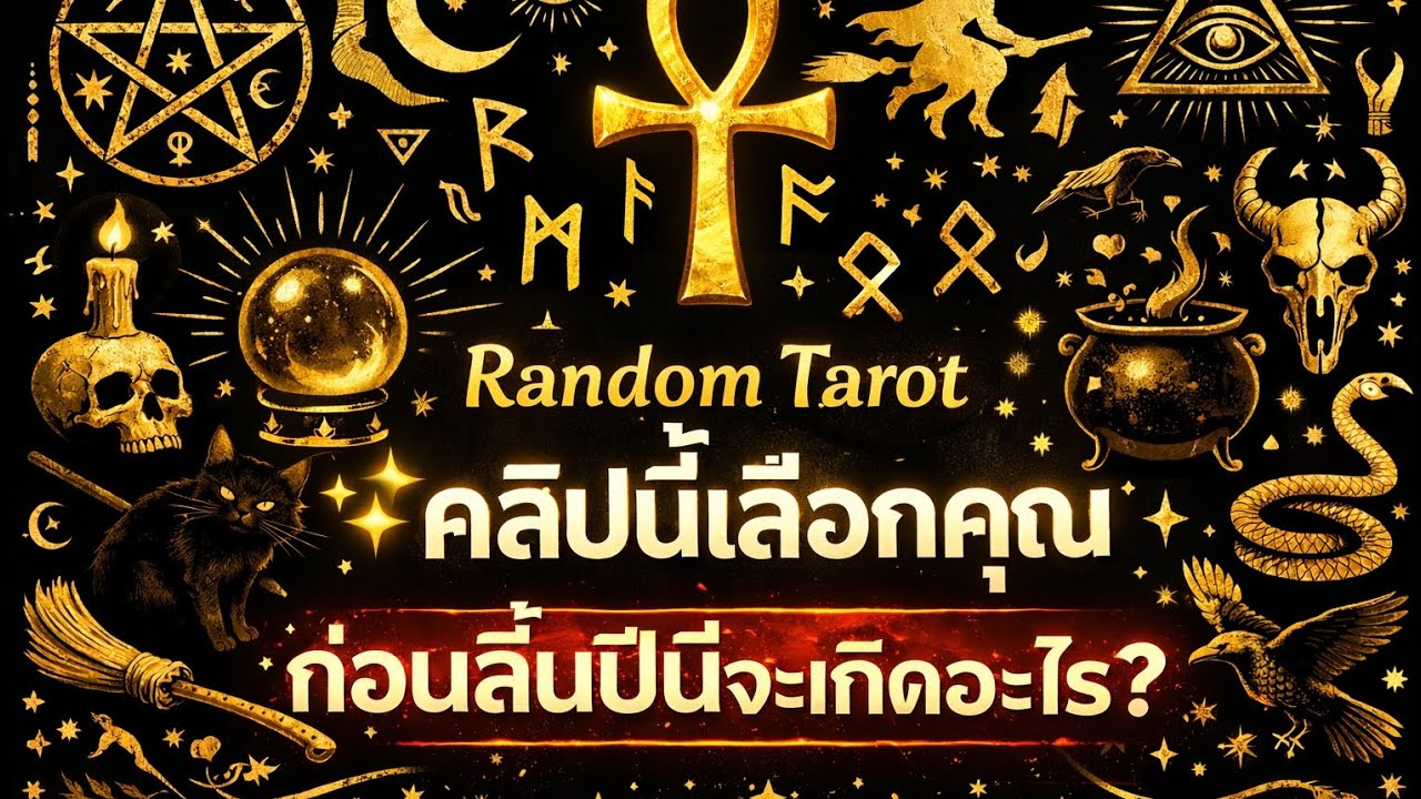 *Random Tarot. หากคลิปนี้เจอคุณ สิ่งนี้กำลังจะเกิดขึ้นในชีวิตของคุณก่อนสิ้นปีนี้#tarot #ดวงชะตา👁️🔮🍀