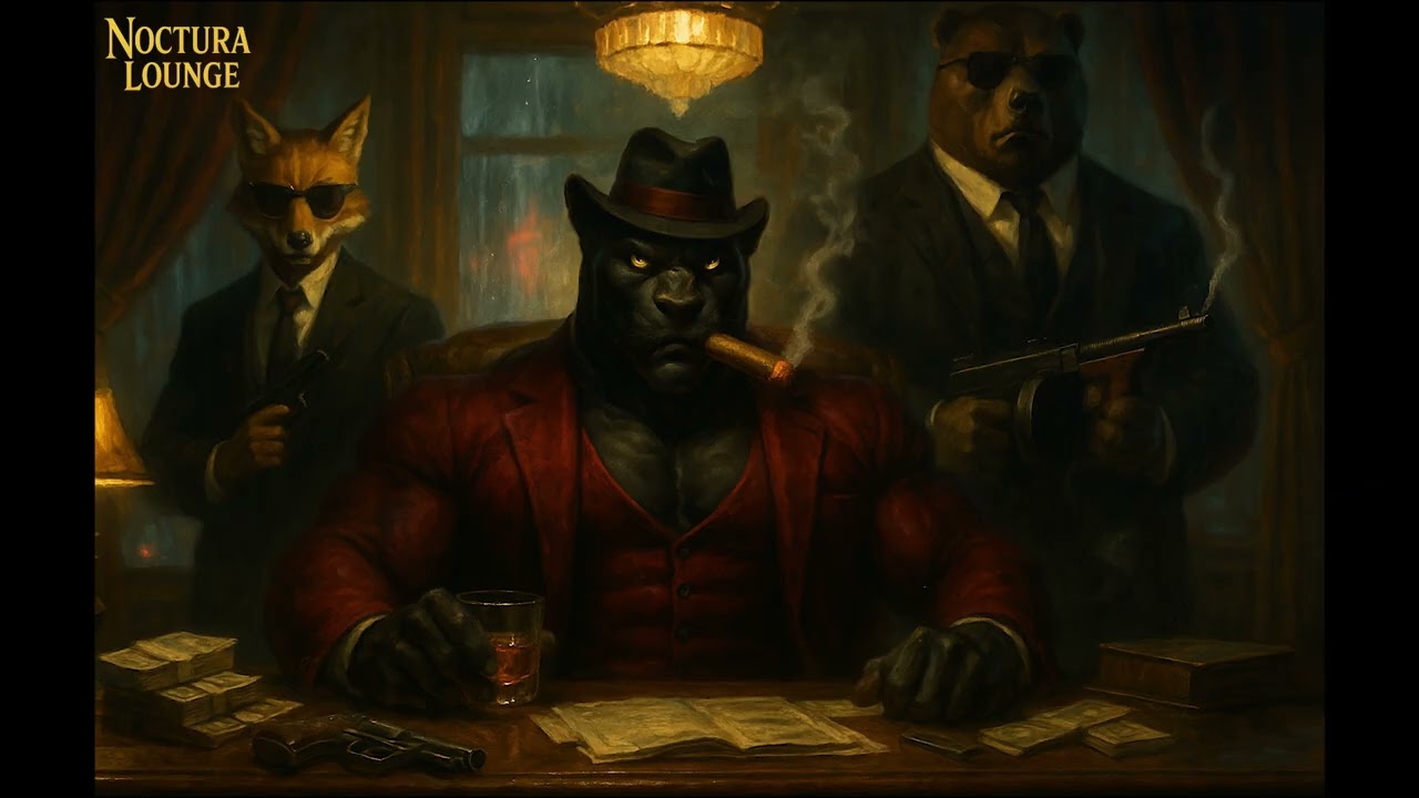 Noctura Lounge – Smoke & Silence: Mafia Negotiations | Jazz ✧ Noir ✧ Vaporwave Mix