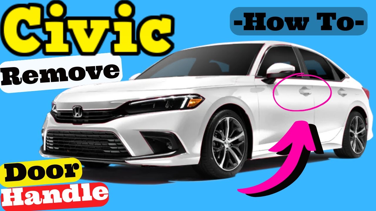 Honda Civic — Как снять ручку передней двери 2022 2023