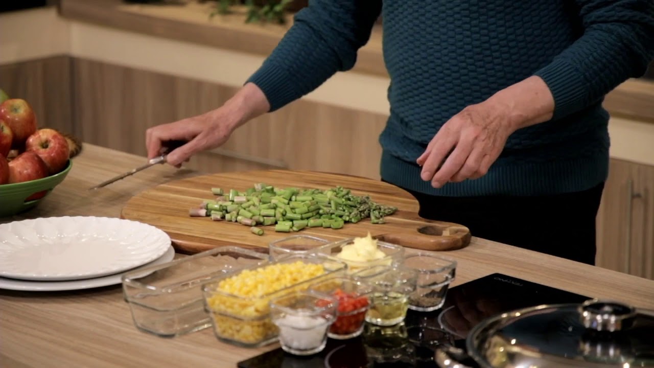 Ensalada de espárragos para cenar