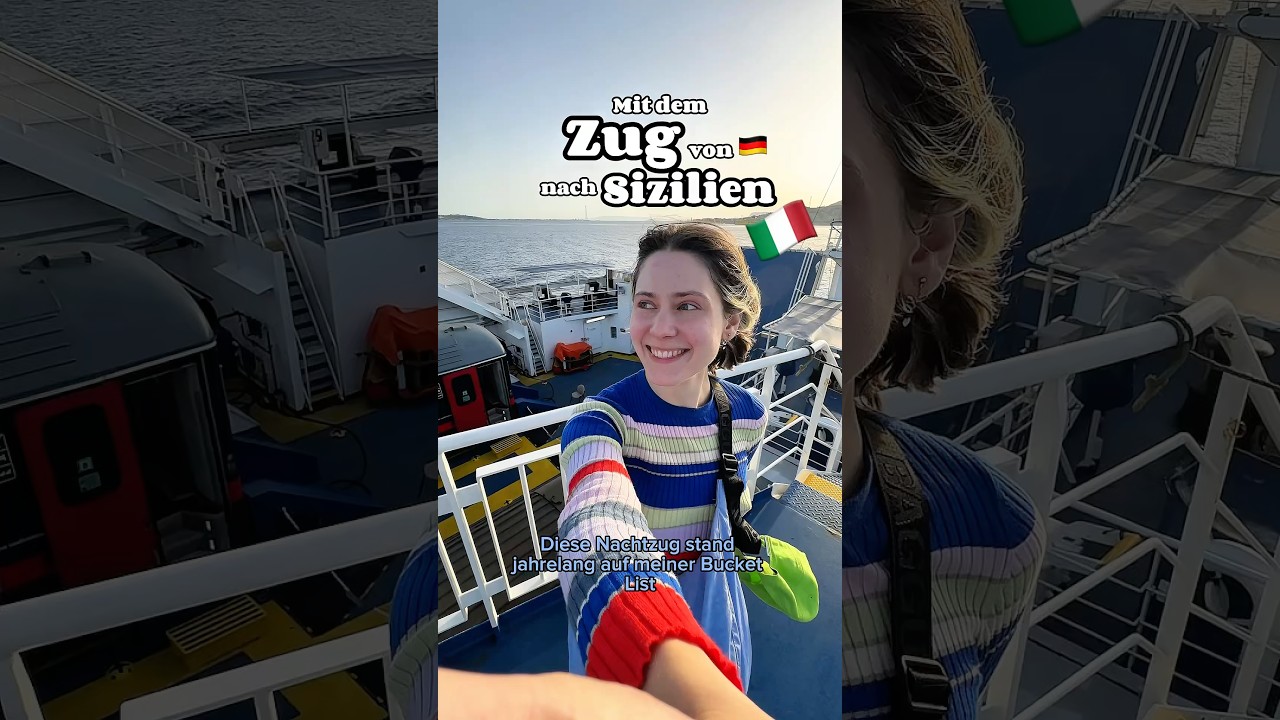 Mit dem ZUG nach SIZILIEN?! 🇮🇹😳#reisen
