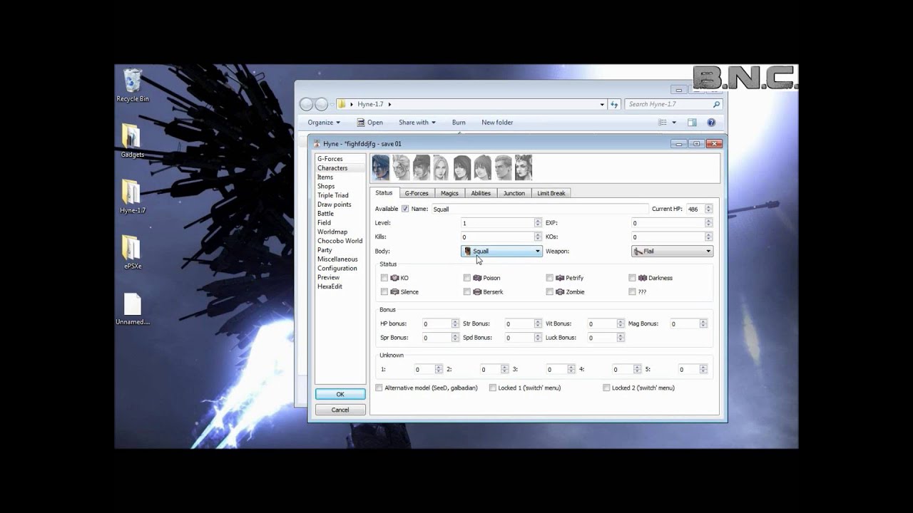 FF8 Game Save Editing