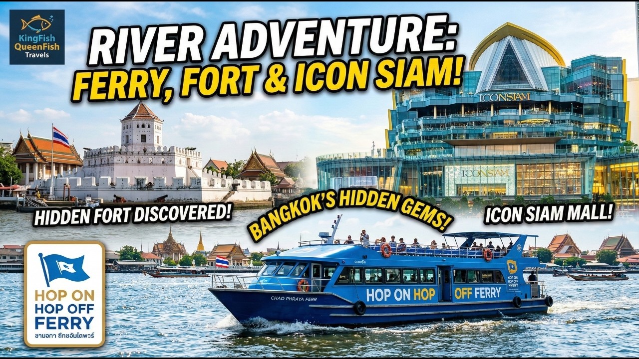 We Found a HIDDEN Fort in Bangkok! 🏰 Chao Phraya River Day Trip