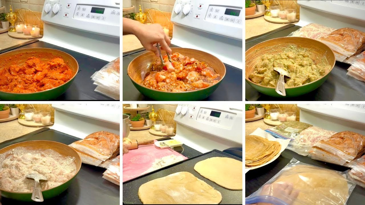 Preparing for Ramadan 🌙 | Tandoori, Malai Boti, Green Tikka and Homemade Frozen Parathas #ramadan