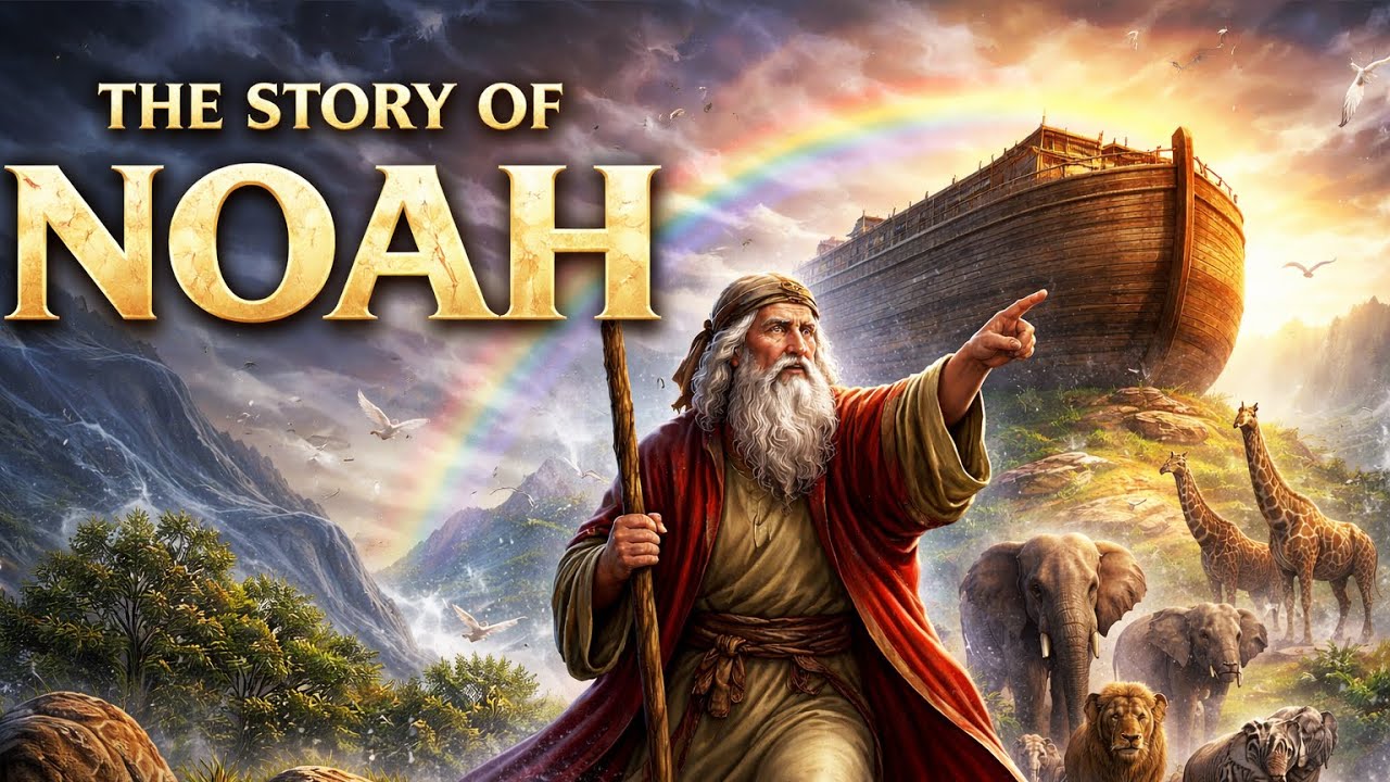 The Story of Noah and the Ark | The Great Flood Explained | Bible Story