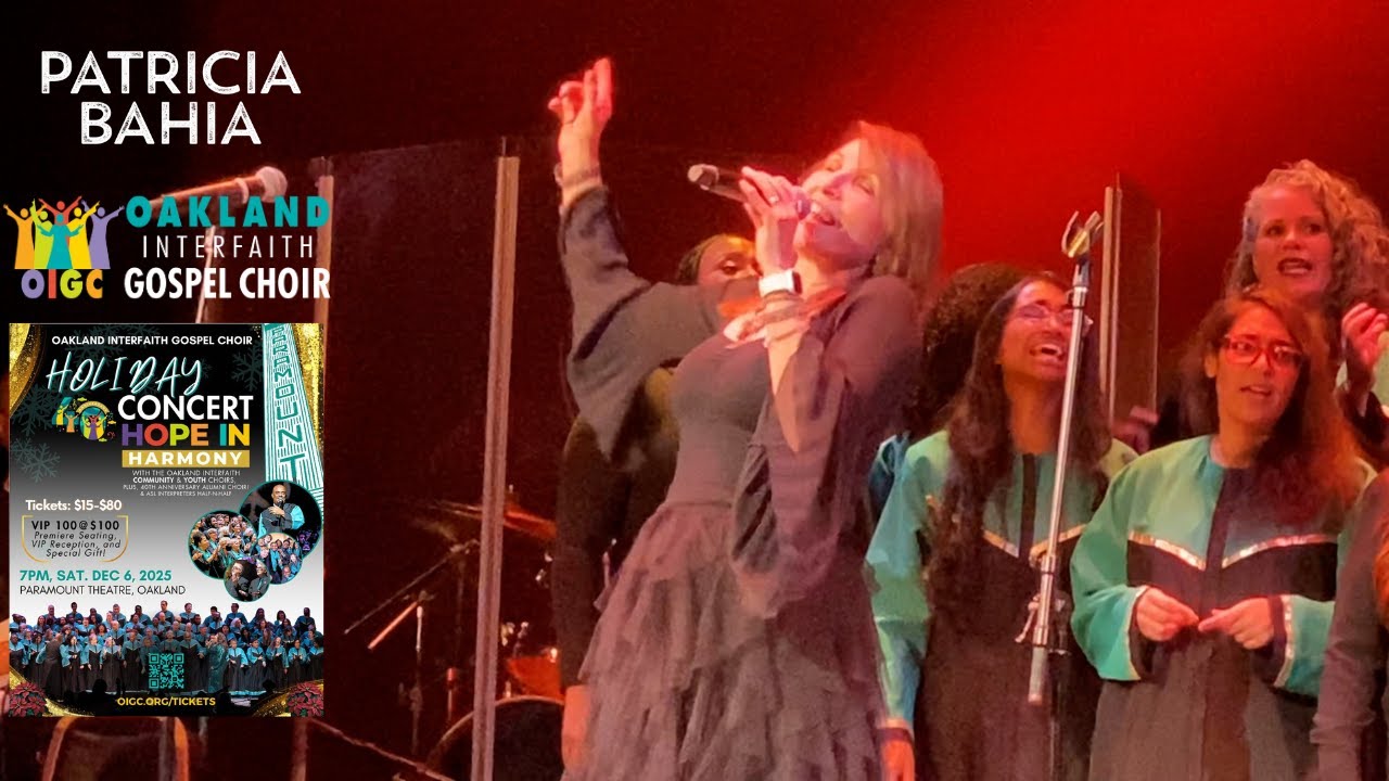 Patricia Bahia - Clean Heart (Guest Soloist with The Oakland Interfaith Gospel Choir, December 2025)
