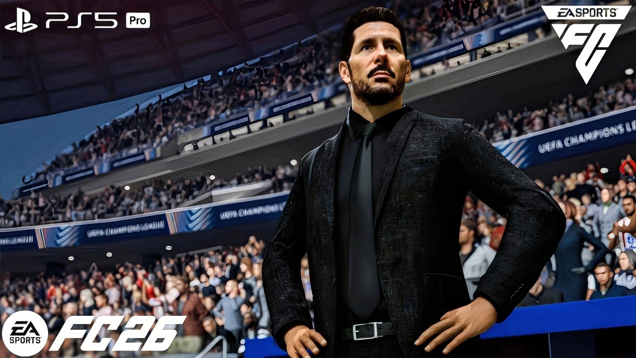 FC 26 - Atletico Madrid Vs. Club Burgge - UEFA Champions League 25/26 PlayOff Match | PS5 Pro [4K60]