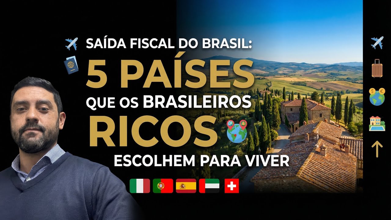 5 PAÍSES que os Brasileiros RICOS escolhem para se mudar