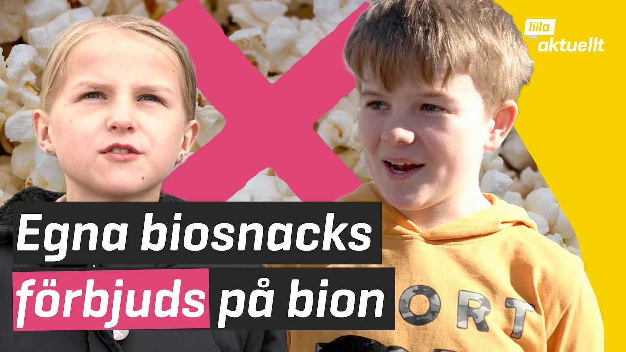 Filmstaden förbjuder eget snacks | Lilla Aktuellt