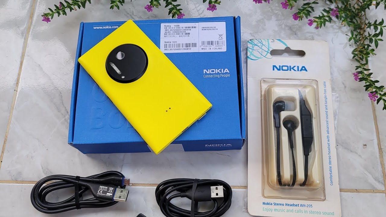 4K 60FPS | Unboxing Nokia Lumia 1020 Pureview Fullset Original A Monster Camera! Windows 10