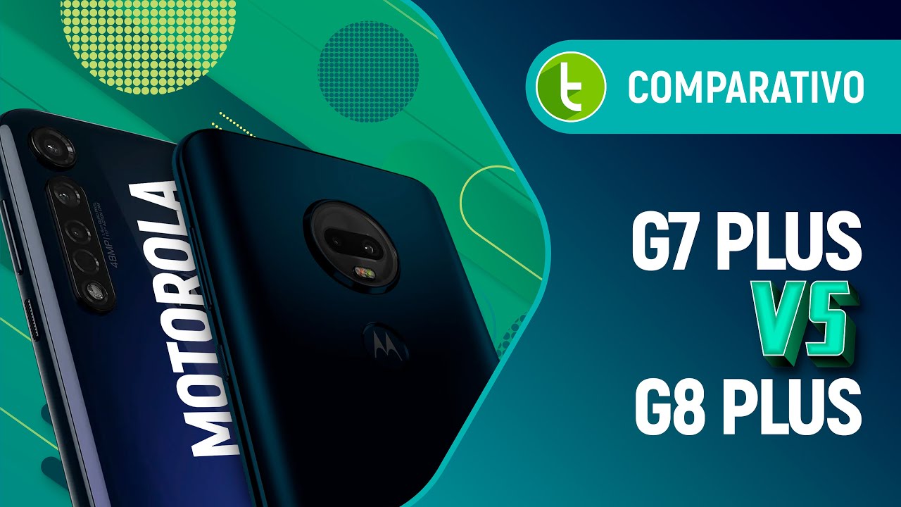 MOTO G8 PLUS vs MOTO G7 PLUS: NEM SEMPRE as trocas são as MELHORES | Comparativo