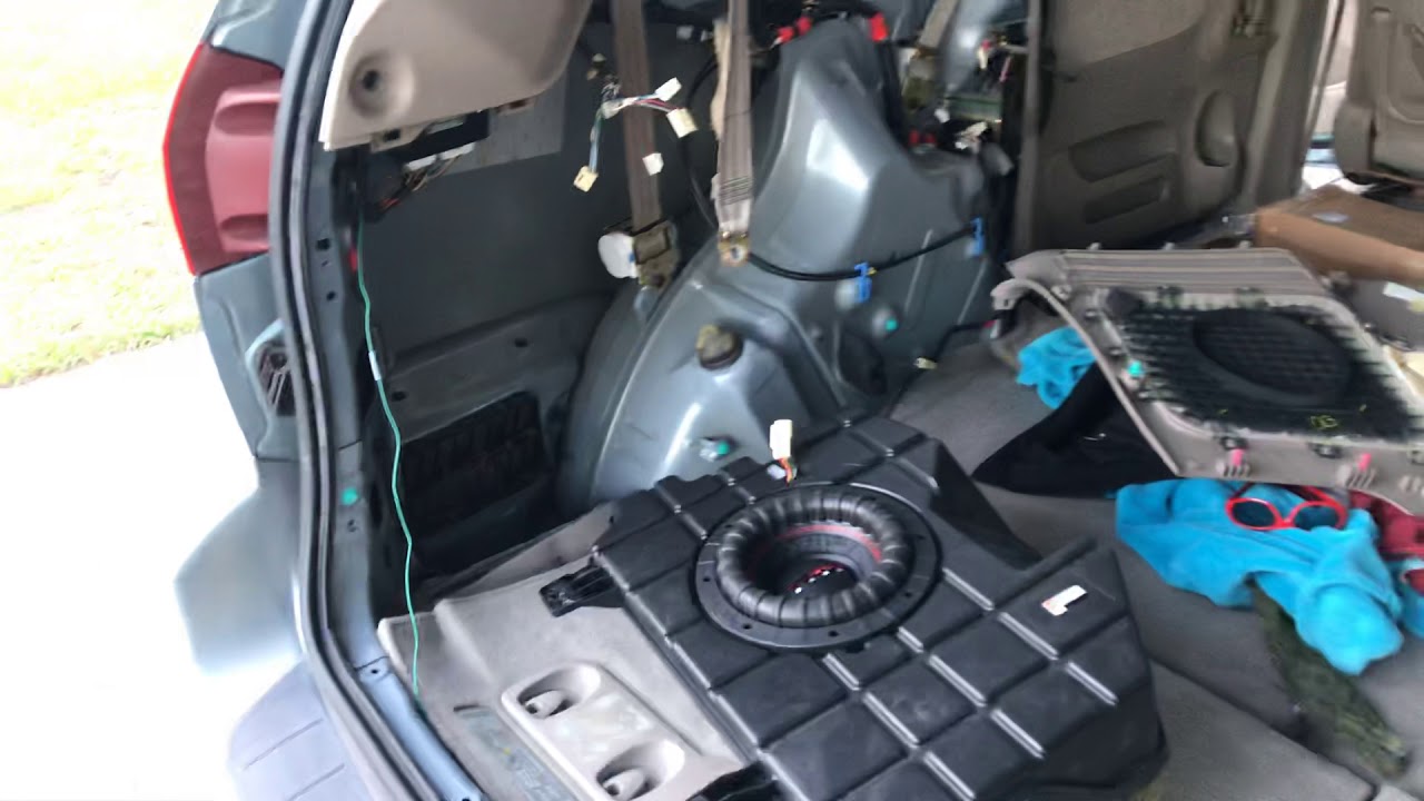 2004 Toyota Sienna JBL subwoofer replacement