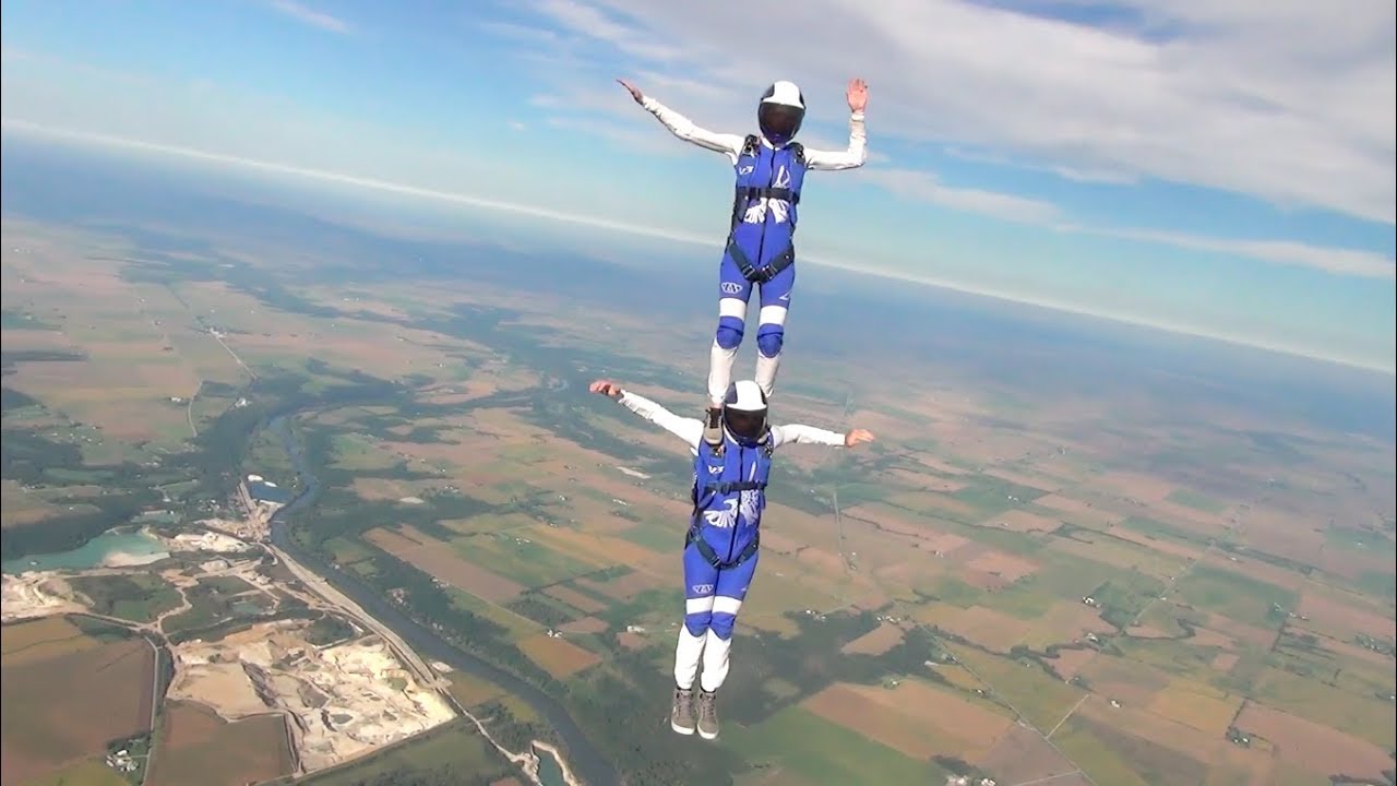FAI World Parachuting Championship Mondial | Azure Freefly | Skydiving Routine | Round 2 | Round 5