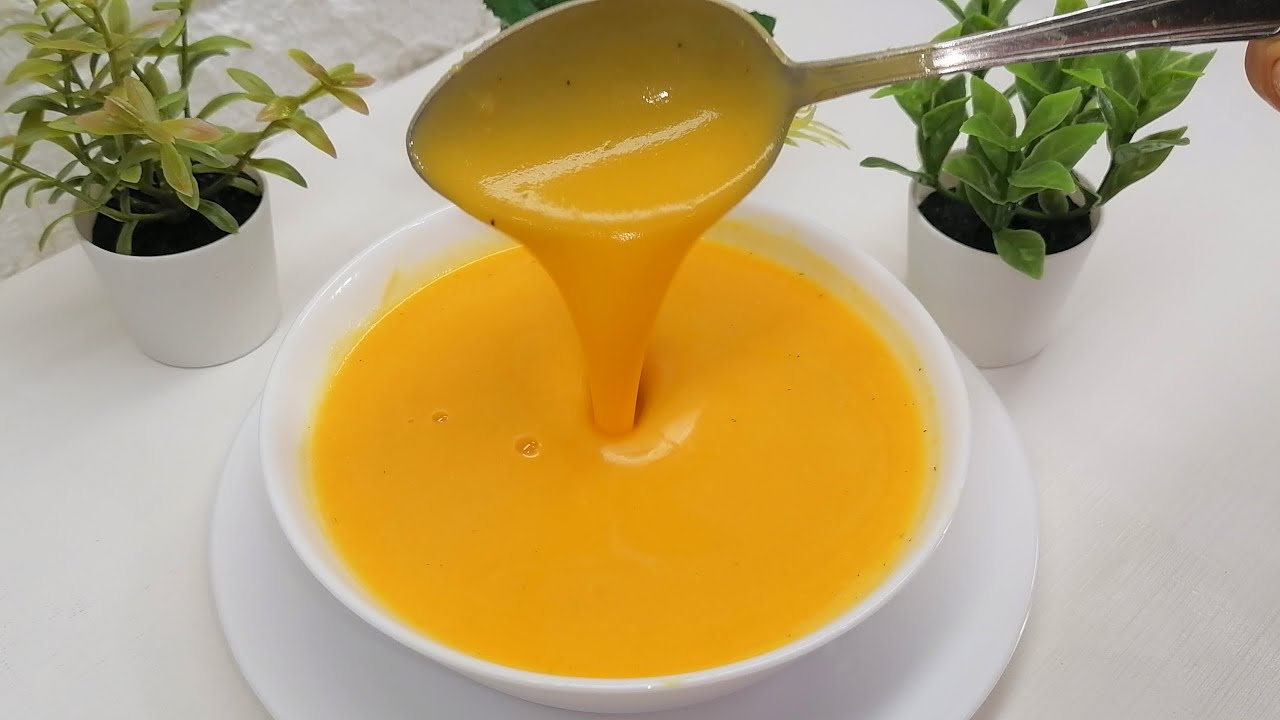 شوربة القرع الأحمر أو اليقطين اللي لااازم تجربيها ليوم قبل غدا صحية لذيذة وسريعة فالتحضير