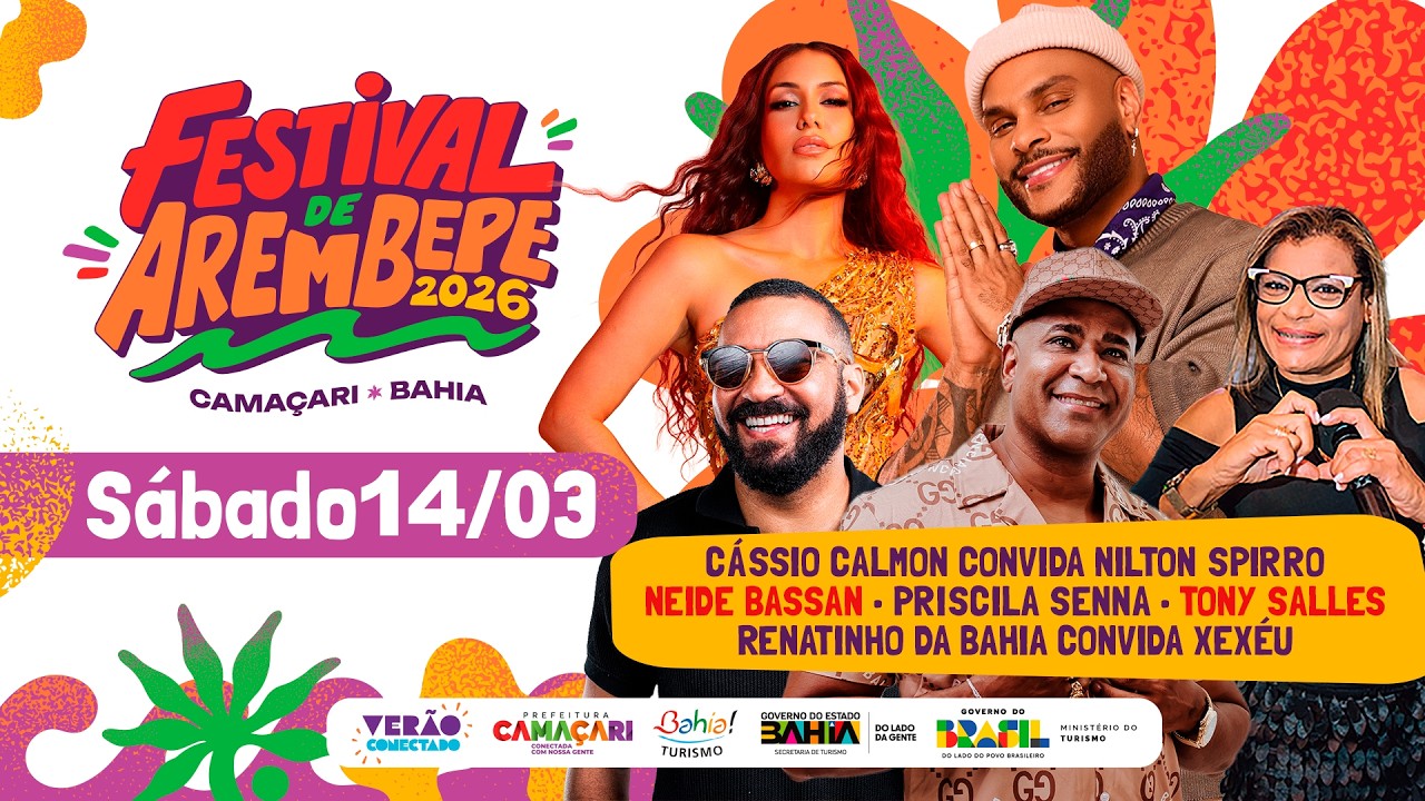 FESTIVAL DE AREMBEPE 2026 - #veraoconectado - SÁBADO 14/03/2026