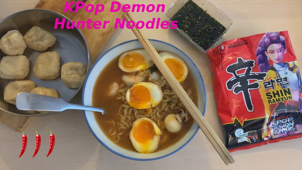 KPop Demon Hunter Noddles (Very Hot) / Nouilles