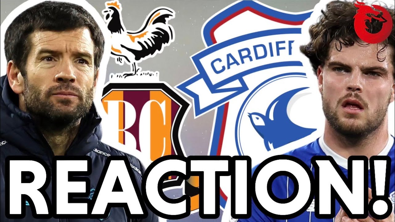 😰CARDIFF CITY CLING ON TO CLAIM ALL THREE POINTS AFTER DEFEATING BRADFORD CITY! | DragonSports