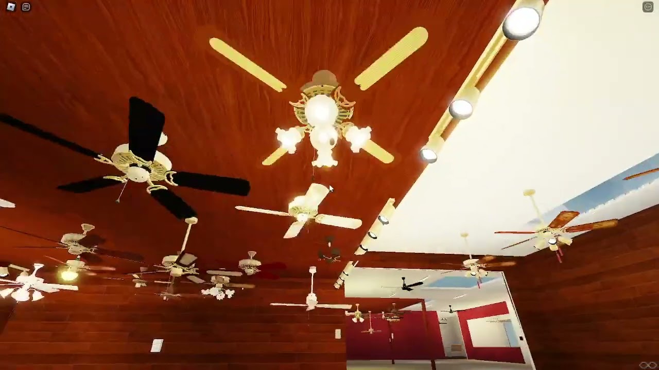 Roblox | Vintage Ceiling Fan Display (Few Wobbly)
