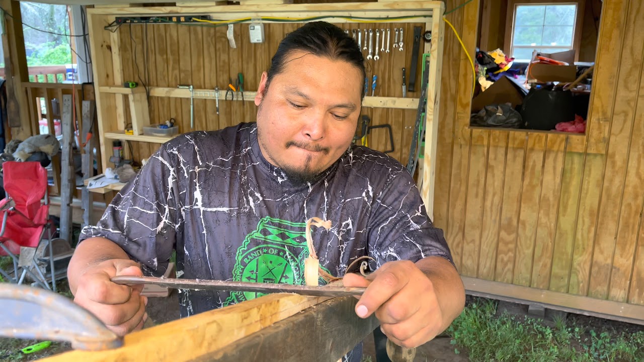 2021 Choctaw Stickball Ball Stick Making Demo