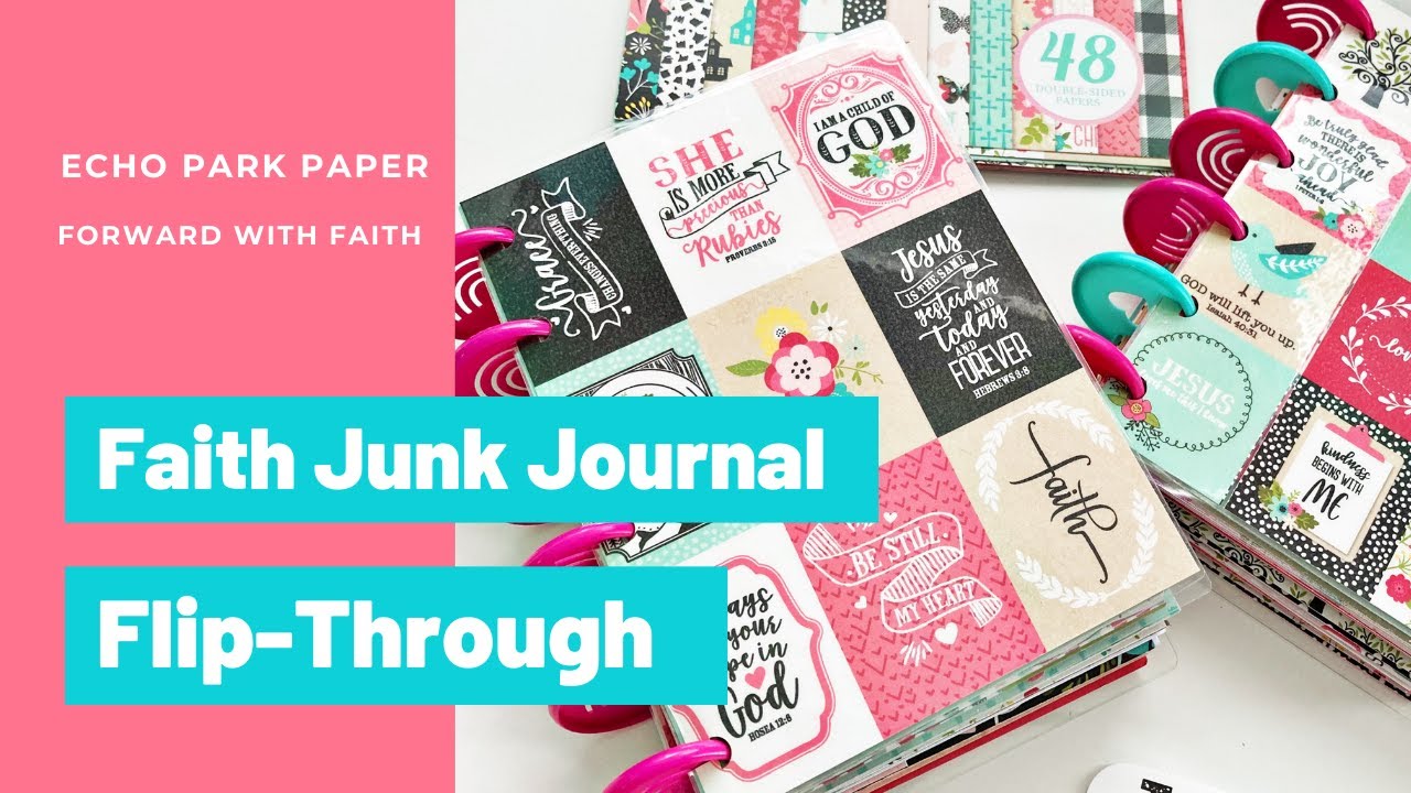 Faith Junk Fournal Flip Through | Forward With Faith by Echo Park Paper