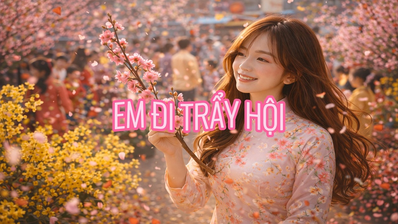 Em Đi Trẩy Hội – MV Nhạc Xuân Rộn Ràng | Hội Làng Mở Hội, Đào Thắm Mai Tươi