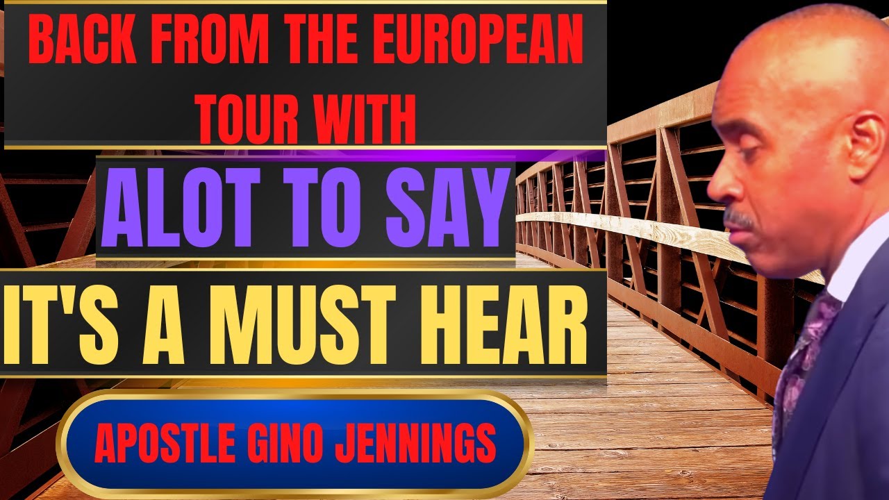 Pastor Gino Jennings - [Back From the European Tour With A Lot To Say] - [ITS A MUST HEAR]